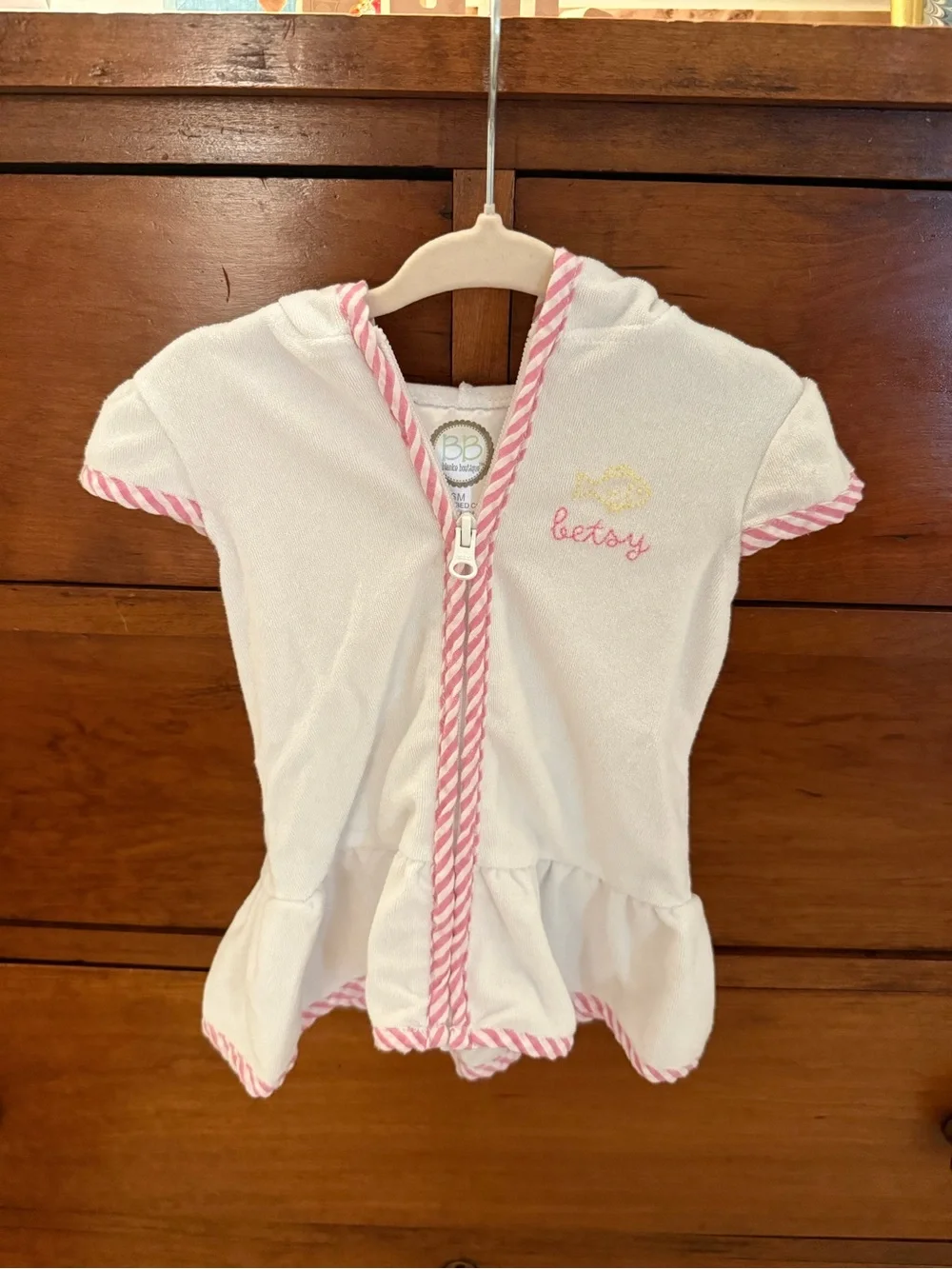 Terry Cloth Swim Cover Up “Betsy”